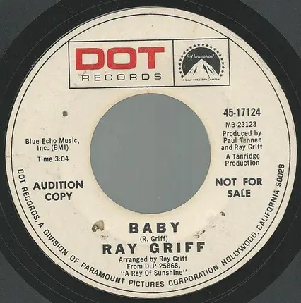 Ray Griff - A Ray of Sunshine
