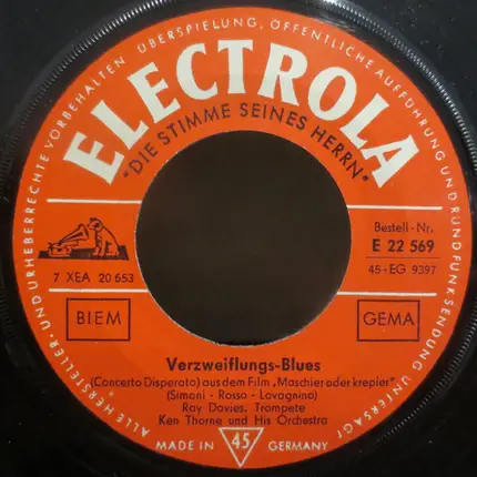 Ray Davies - Verzweiflungs Blues (Concerto Disperato)