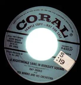 Ray Eberle - A Nightingale Sang In Berkeley Square / Booglie Wooglie Piggy