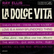 LP - Ray Ellis And His Orchestra - La Dolce Vita And Other Great Motion Picture Themes - Mono