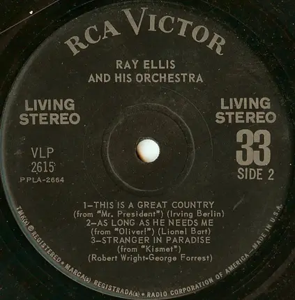 Ray Ellis And His Orchestra - Our Man On Broadway