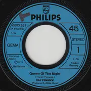 7inch Vinyl Single - Ray Fenwick - Queen Of The Night / Between The Devil And Me