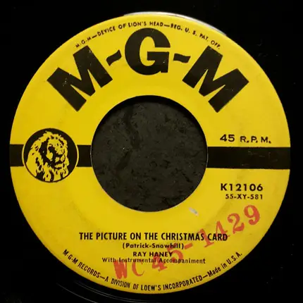 Ray Haney - The Picture On The Christmas Card / Story Of A Christmas Tree