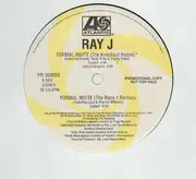 12'' - Ray J - Formal Invite - Remixes - Promo