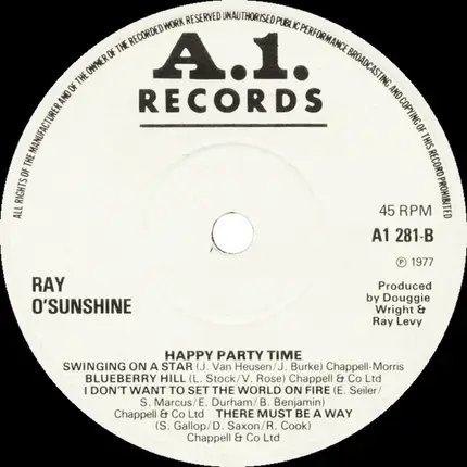 Ray O'Sunshine - Happy Party Time