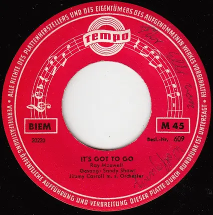 Ray Maxwell - Let's Rock'N Roll / It's Got To Go
