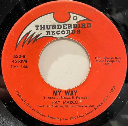 Ray Marco - Somehow We've Made The Morning / My Way