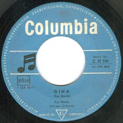 Ray Martin And His Orchestra - Rita / Gina
