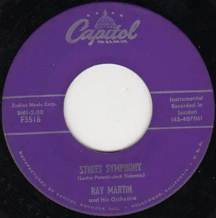 Ray Martin And His Orchestra - Tambourine / Street Symphony