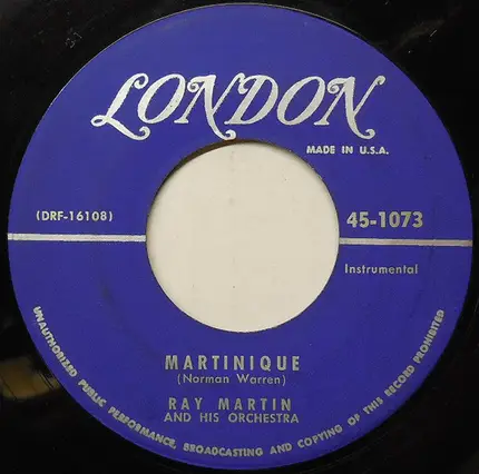 Ray Martin And His Orchestra - Vendetta