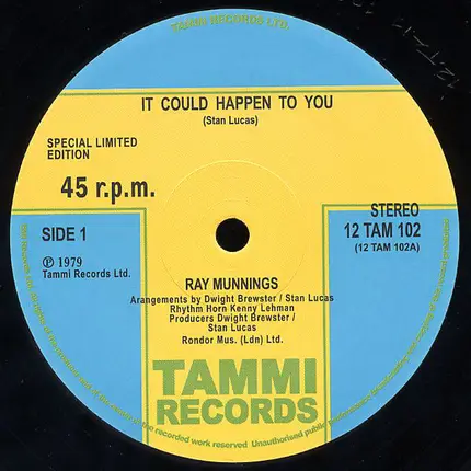 Ray Munnings - It Could Happen To You / Let's Boogie
