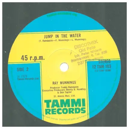 Ray Munnings - Funky Nassau / Jump In The Water
