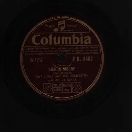 Ray Noble And His Orchestra - I Wish I Knew The Name / Sierra Madre