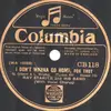Schellack - Ray Starita and His Band - I Don't Wanna Go Home / I've Got A Feeling