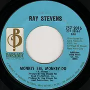 7inch Vinyl Single - Ray Stevens - America, Communicate With Me / Monkey See, Monkey Do