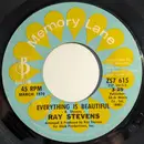 7inch Vinyl Single - Ray Stevens - Everything Is Beautiful / America, Communicate With Me