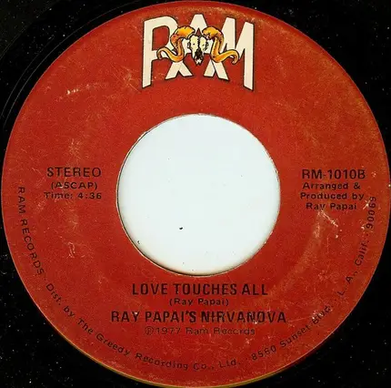 Ray Papai's Nirvanova - Harlem Nocturne / Love Touches All