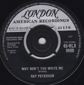 Ray Peterson - Why Don't You Write Me