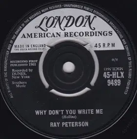 Ray Peterson - Why Don't You Write Me