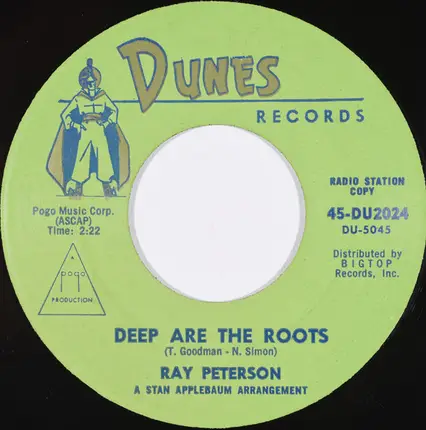 Ray Peterson - Where Are You / Deep Are The Roots