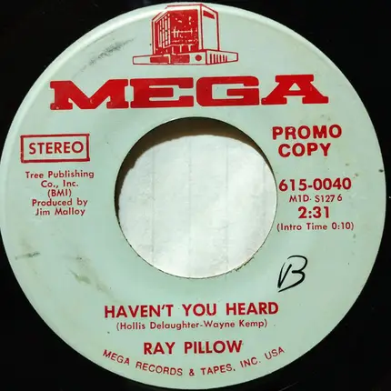 Ray Pillow - Haven't You Heard