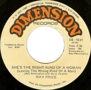 Ray Price - She's The Right Kind Of A Woman (Loving The Wrong Kind Of A Man) / It Don't Hurt Me Half As Bad