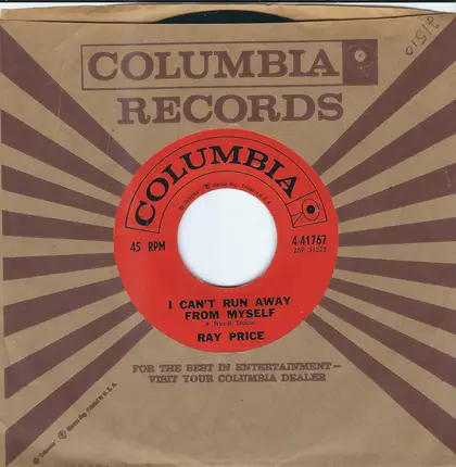 Ray Price - I Can't Run Away From Myself / I Wish I Could Fall in Love Today