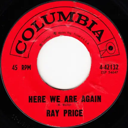 Ray Price - Soft Rain / Here We Are Again
