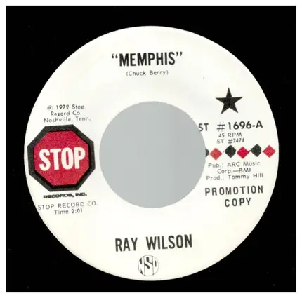 Ray Wilson - Memphis/Woman Don't Try To Tie Me Down