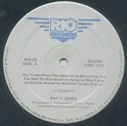 Ray T. Jones - C.C.R. Medley
