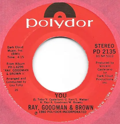 Ray, Goodman & Brown - Happy Anniversary