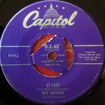 Ray Anthony & His Orchestra - At Last