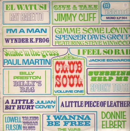 Ray Baretto, Billy Preston, Jimmy Cliff - Club Soul Volume One