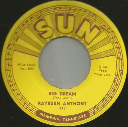 Rayburn Anthony - How Well I Know / Big Dream