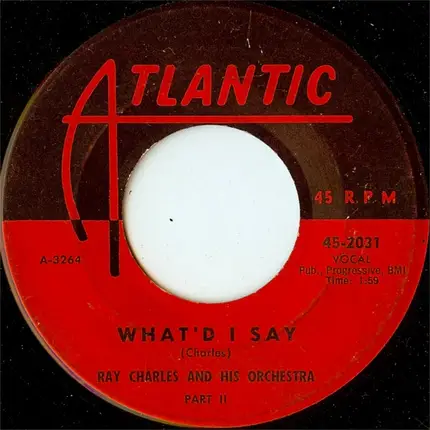 Ray Charles And His Orchestra - What I'd Say