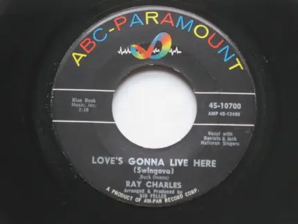 Ray Charles With Raelets & The Jack Halloran Singers - I'm A Fool To Care