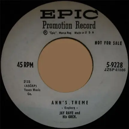 Jay Raye - The Ritz Roll And Rock / Ann's Theme