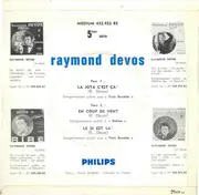 7inch Vinyl Single - Raymond Devos - La Jota C'est Ça - EP
