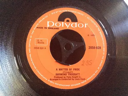Raymond Froggatt - A Matter Of Pride