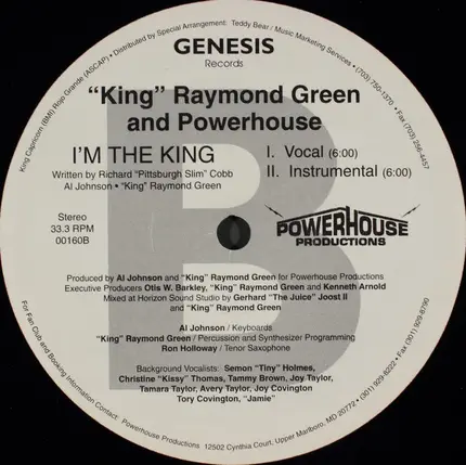 Raymond Green And Powerhouse - I'm Doin' Badd