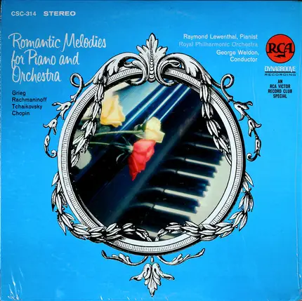 Raymond Lewenthal / George Weldon / The Royal Philharmonic Orchestra - Romantic Melodies For Piano And Orchestra