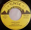 7inch Vinyl Single - Razzy And The Neighborhood Kids / White Plains - I Hate Hate / My Baby Loves Loving