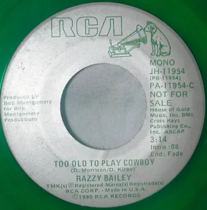 Razzy Bailey - Too Old To Play Cowboy
