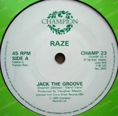 Raze - Jack The Groove