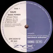 12inch Vinyl Single - Raze - Bass Power (Power Bass Remix)