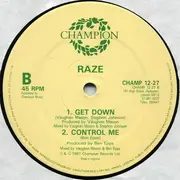 12inch Vinyl Single - Raze - Let The Music Move U