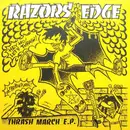 7inch Vinyl Single - Razors Edge - Thrash March E.P. - Yellow vinyl