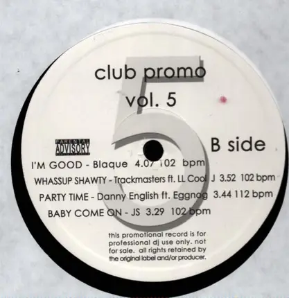 R&B Sampler - Club Promo Vol. 5