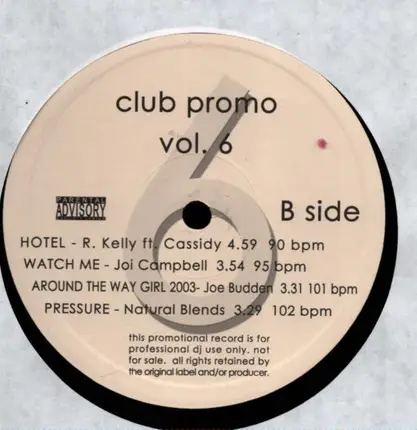 R&B Sampler - Club Promo Vol. 6