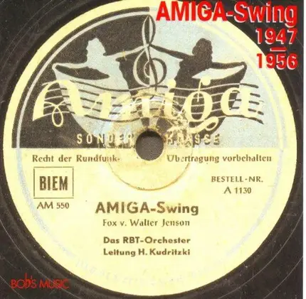 Rbt Orchester - Amiga Swing 1947-1956